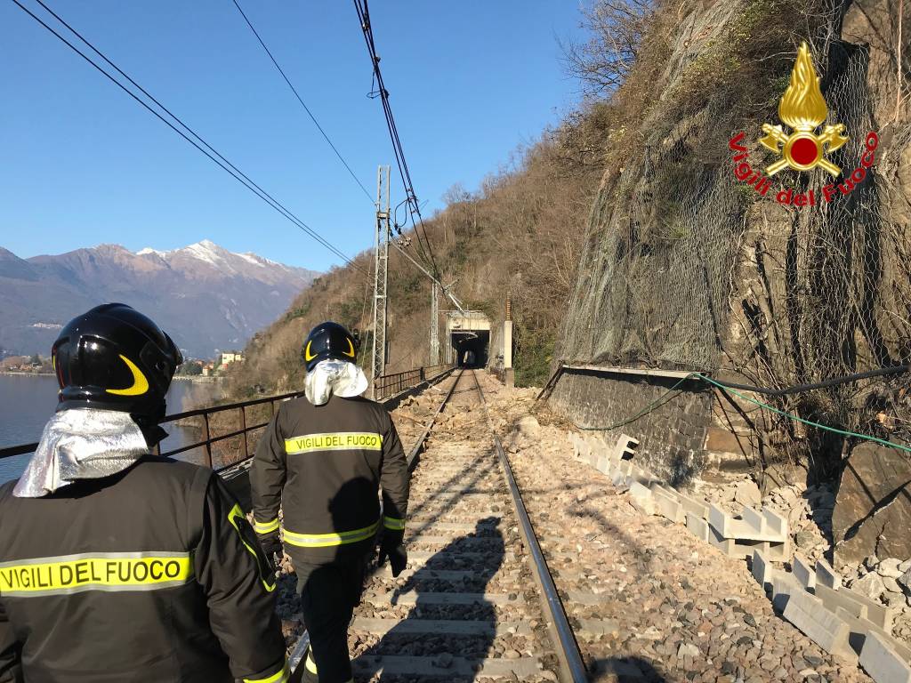 Frana di Maccagno, riaperta la Statale 394