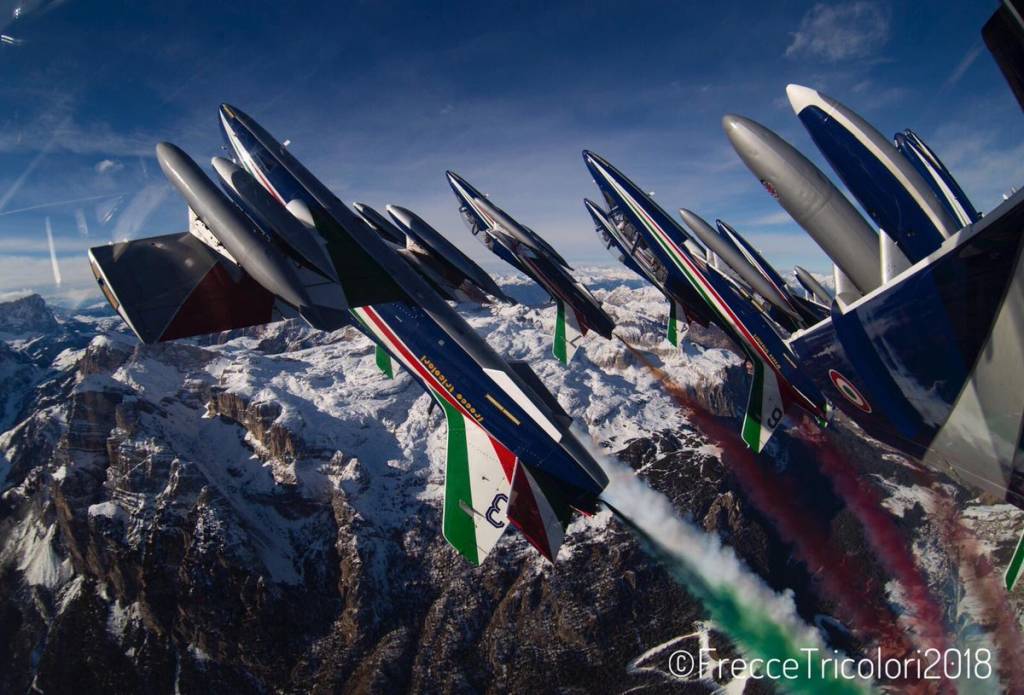 frecce tricolori val badia