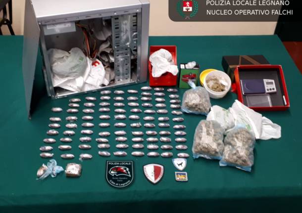 hashish marijuana polizia locale legnano