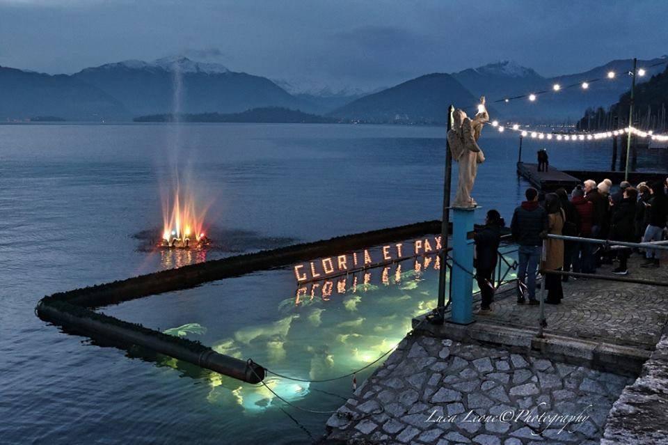 Il presepe sommerso di Laveno Mombello (foto di Luca Leone)