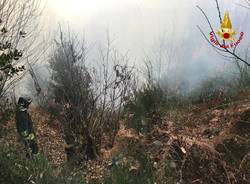 incendio cugliate fabiasco 31 dicembre 2018