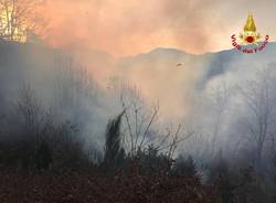 incendio cugliate fabiasco 31 dicembre 2018