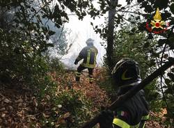 incendio cugliate fabiasco 31 dicembre 2018