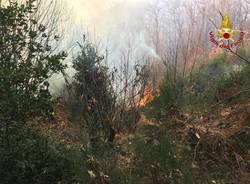 incendio cugliate fabiasco 31 dicembre 2018