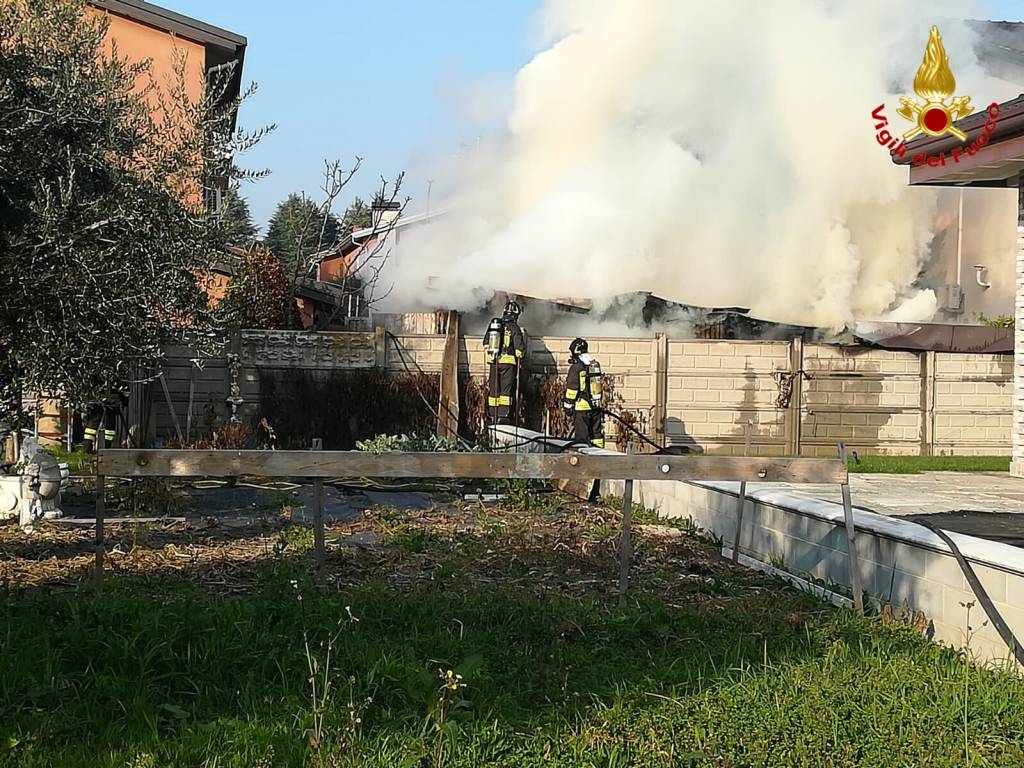 Incendio Olgiate Olona