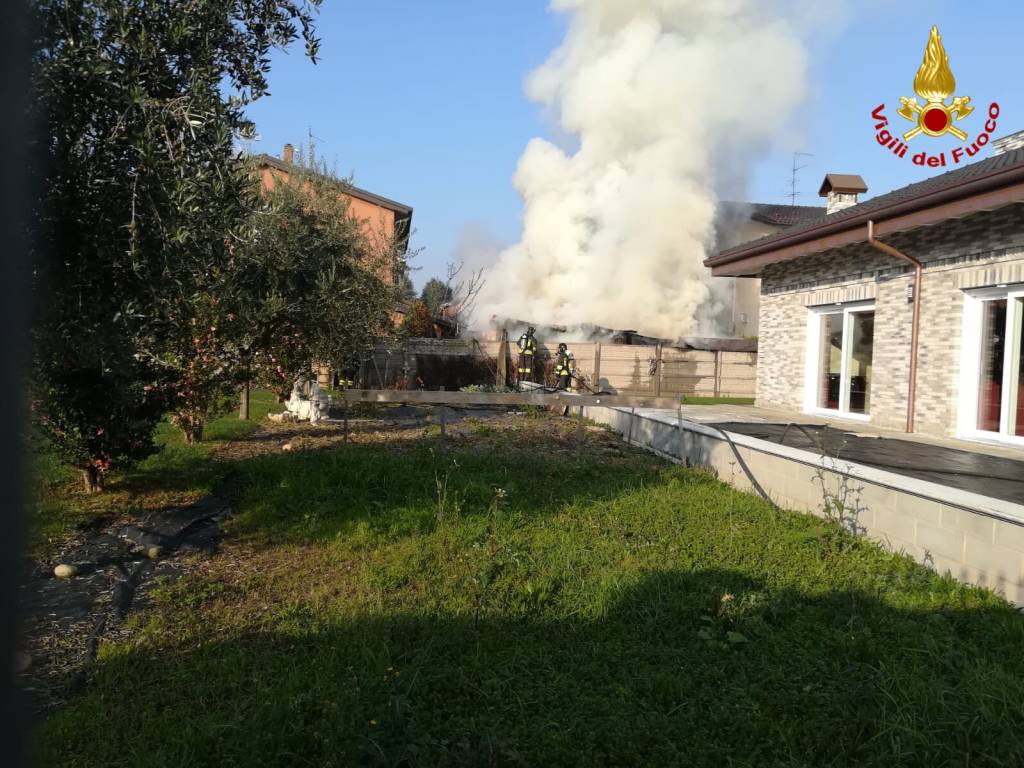 Incendio Olgiate Olona