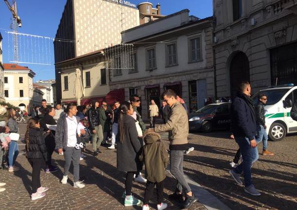 Sinti protestano a Gallarate - 31 dicembre 2018