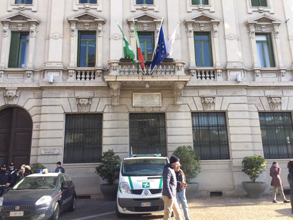 Sinti protestano a Gallarate - 31 dicembre 2018