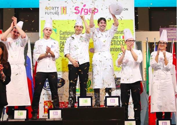 Andrea Buosi campione italiano juniores di pasticceria 2019