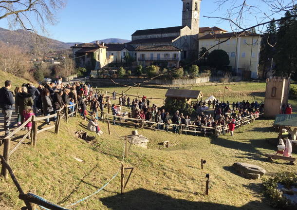 Il \"super presepe\" di Brezzo di Bedero