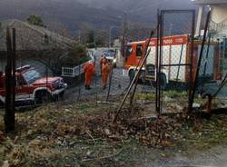 Principio di incendio a Duno