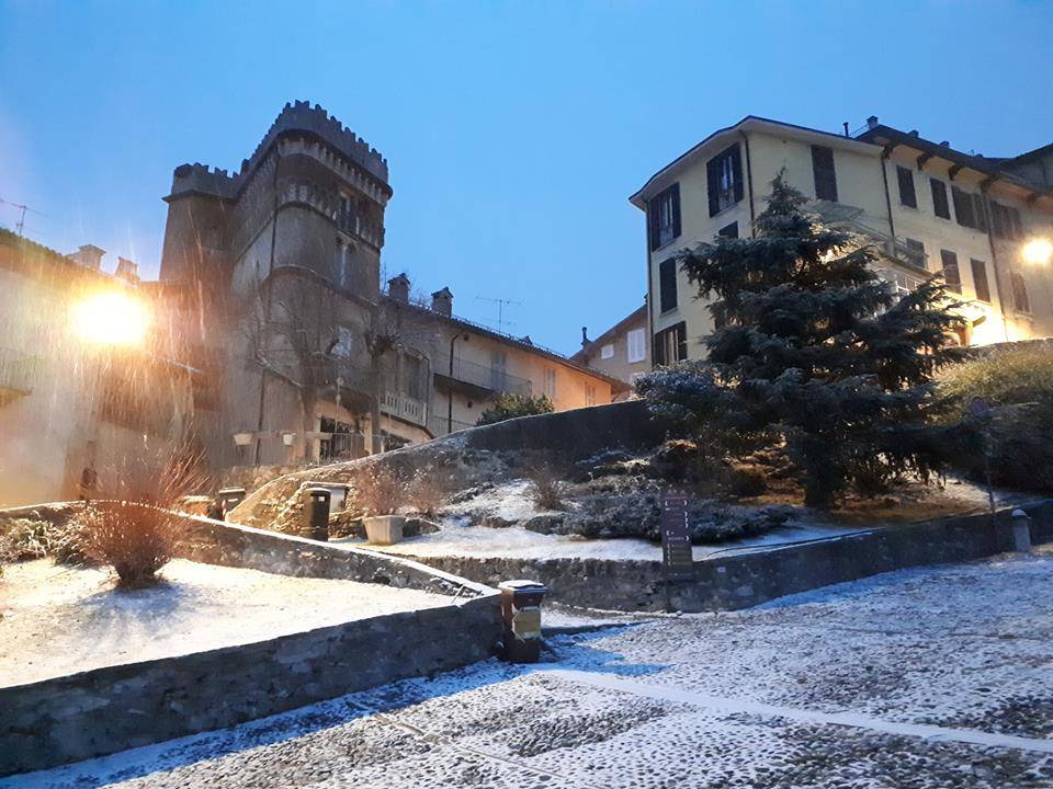 Il primo velo di neve del 2019 al Sacro Monte