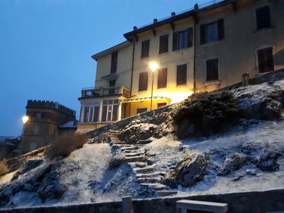 Il primo velo di neve del 2019 al Sacro Monte