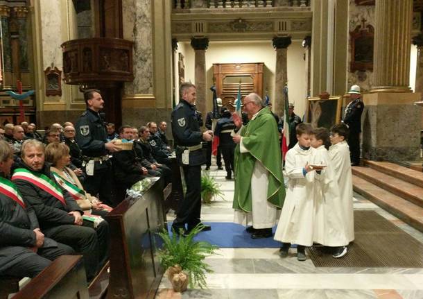 San Sebastiano: i vigili festeggiano in piazza