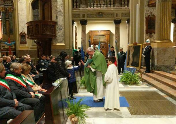 San Sebastiano: i vigili festeggiano in piazza