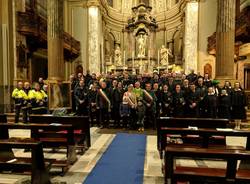 San Sebastiano: i vigili festeggiano in piazza