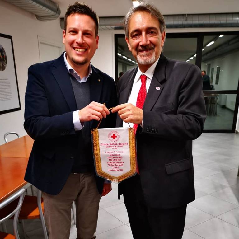 Francesco Rocca, la visita ai volontari di Varese