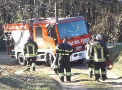 Incendio tetto a Gemonio