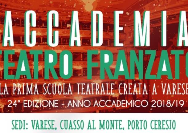 Accademia Teatro Franzato, 24^ edizione, Laboratorio Ragazzi 2019 al Teatro di Cuasso al Monte