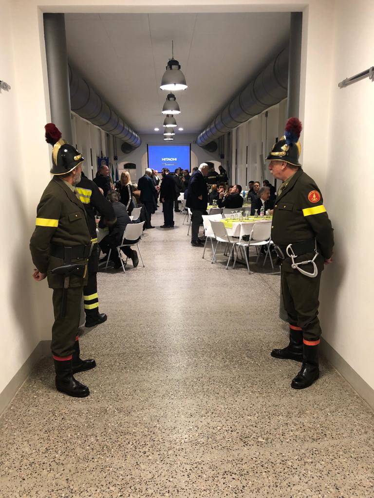 La serata Rotary coi vigili del fuoco
