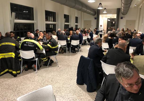 La serata Rotary coi vigili del fuoco