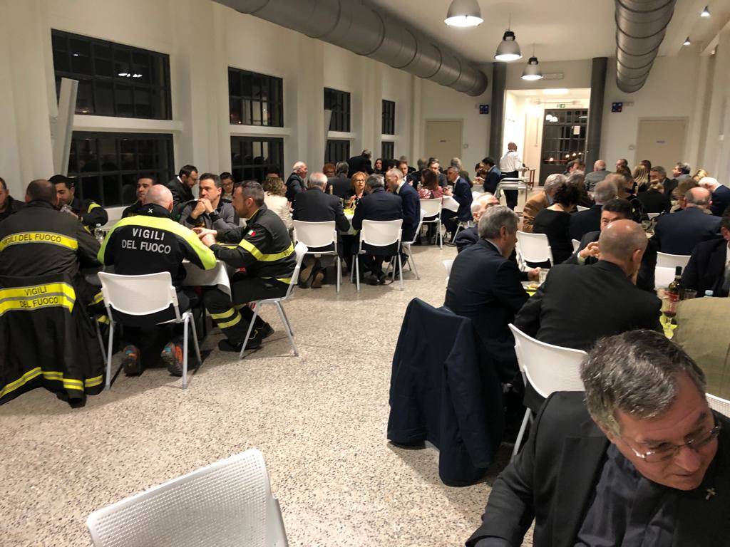 La serata Rotary coi vigili del fuoco
