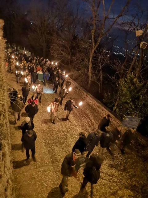 fiaccolata caduti russia sacro monte varese