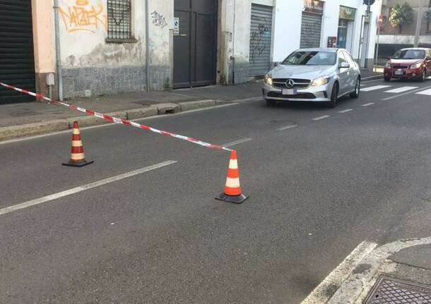 Sospetta fuga di gas in via San Bernardino