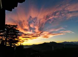 Il tramonto del 12 gennaio 2019