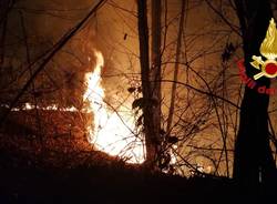 Incendio a Castiglione Olona, 10 gennaio