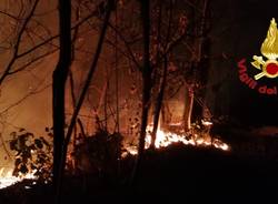 Incendio a Castiglione Olona, 10 gennaio