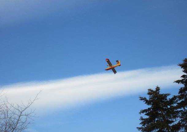 Incendio Martica, canadair