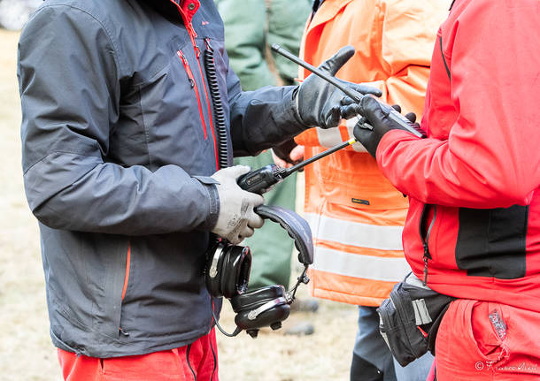 Incendio Monte Martica - foto Aresi