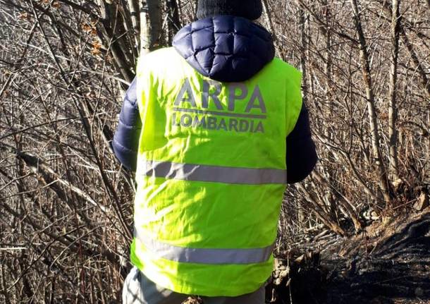 Incendio Monte Martica martedì 8 gennaio