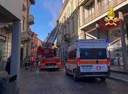 Incendio via Mazzini Gallarate