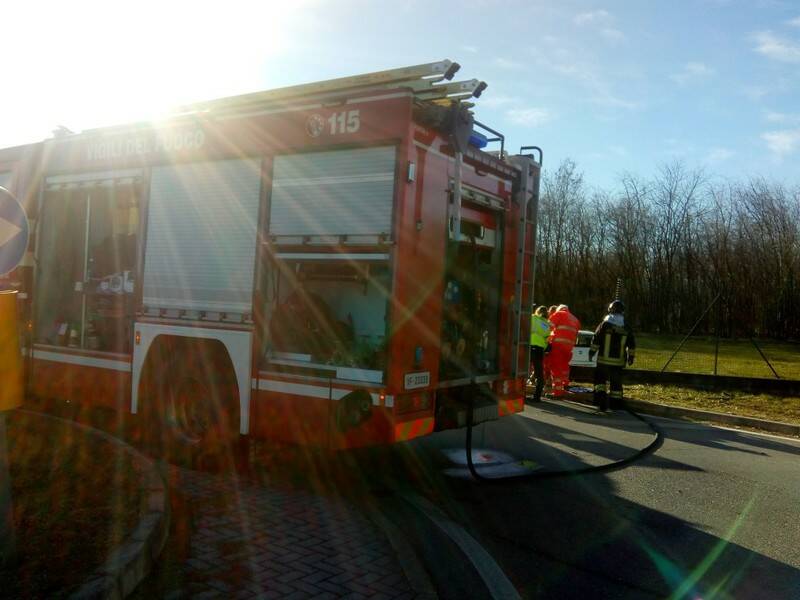 incidente  moglie marito in ospedale Legnano  6 