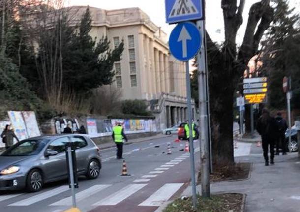 Incidente via XXV Aprile, 9 gennaio