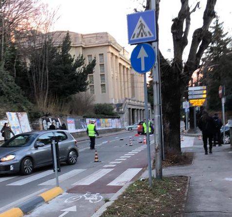 Incidente via XXV Aprile, 9 gennaio