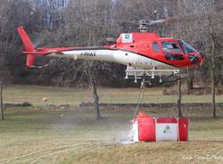 L'acqua della fattoria che ha aiutato a spegnere l'incendio