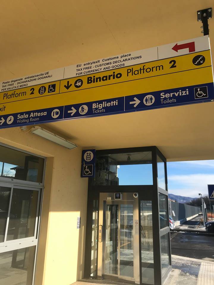 La stazione Gaggiolo-Cantello