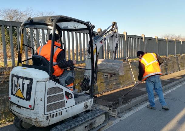 lavori marciapiedi castellanza