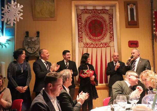 La magia dell’inverno ha accolto e festeggiato la castellana Silvia