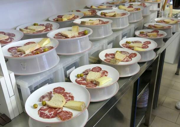 S.Bernardino festeggia Pusceddu con un pranzo toscano