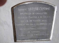 Tomba Cantoni devastata Gallarate