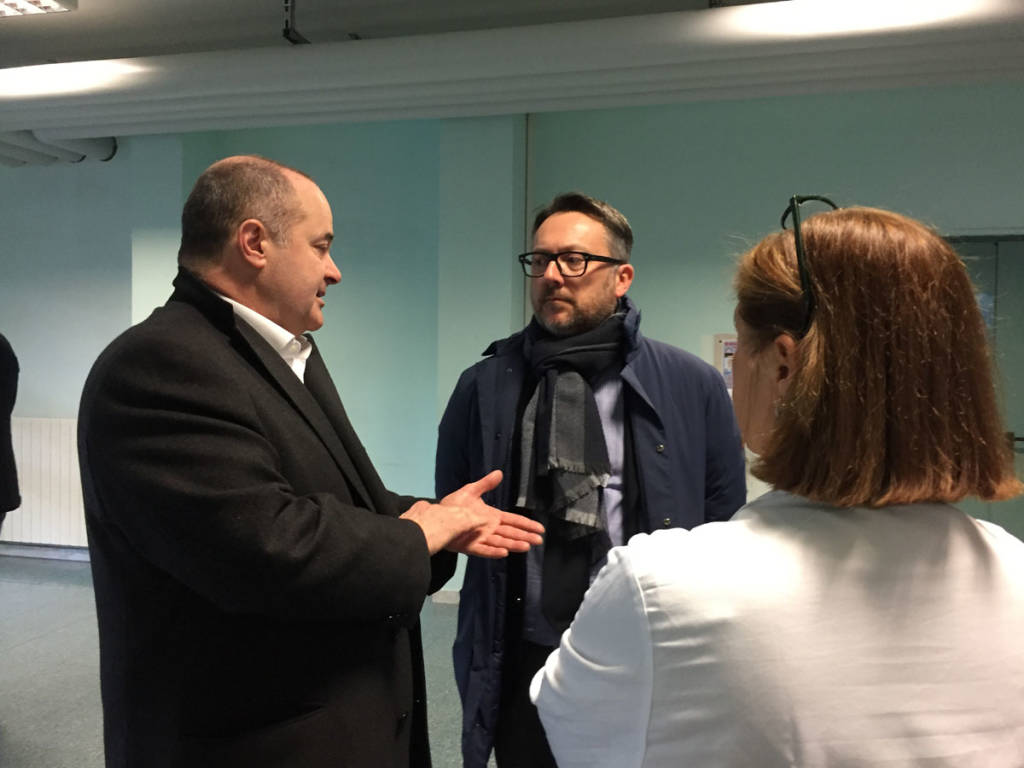 Tradate - Bonelli visita l'ospedale Galmarini