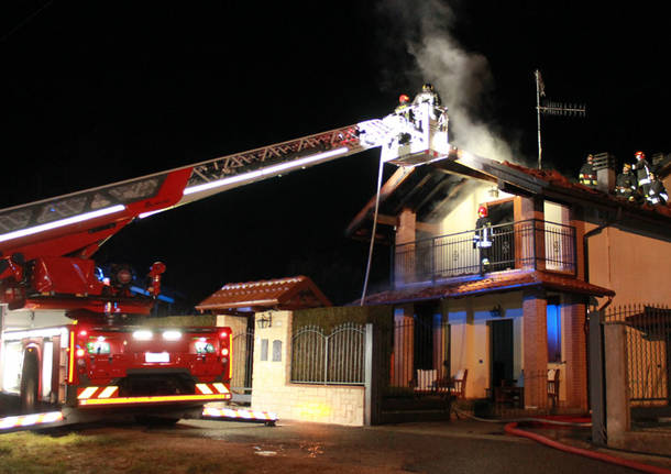 Vedano Olona - Incendio