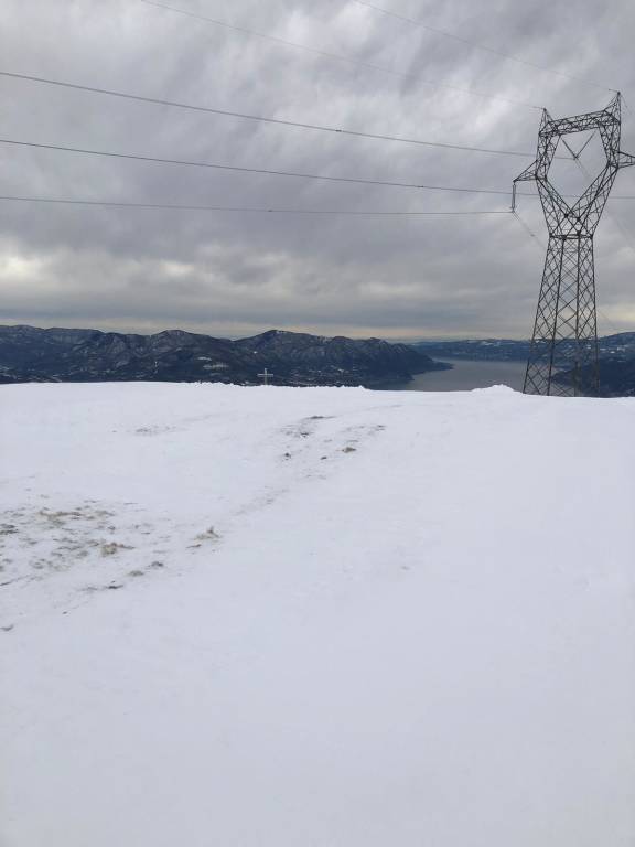 Si scia alla Forcora innevata