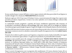 #RIDIAMOVOCE ALL\'ANTICO CARRERA - concerto d\'inaugurazione dell\'organo della parrocchiale di Cabiaglio