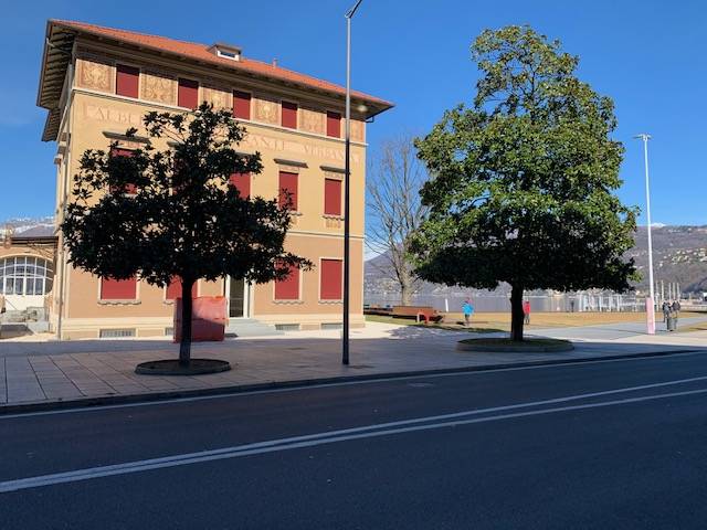 Palazzo Verbania ieri e oggi