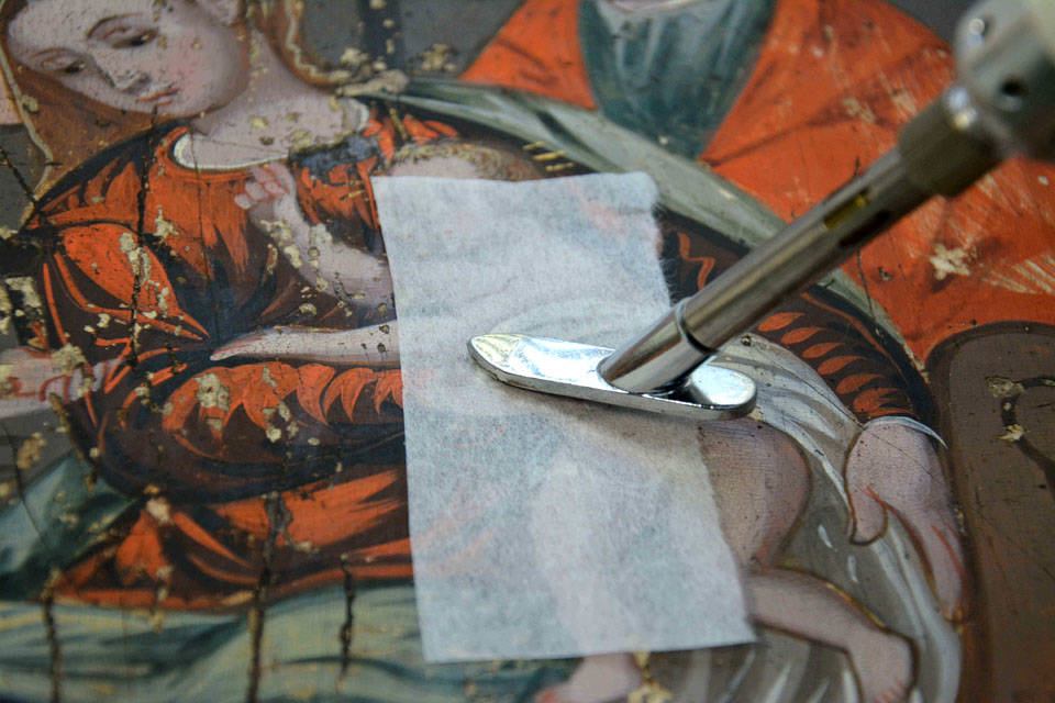 Castiglione Olona - Restauro quadro Sacra Famiglia